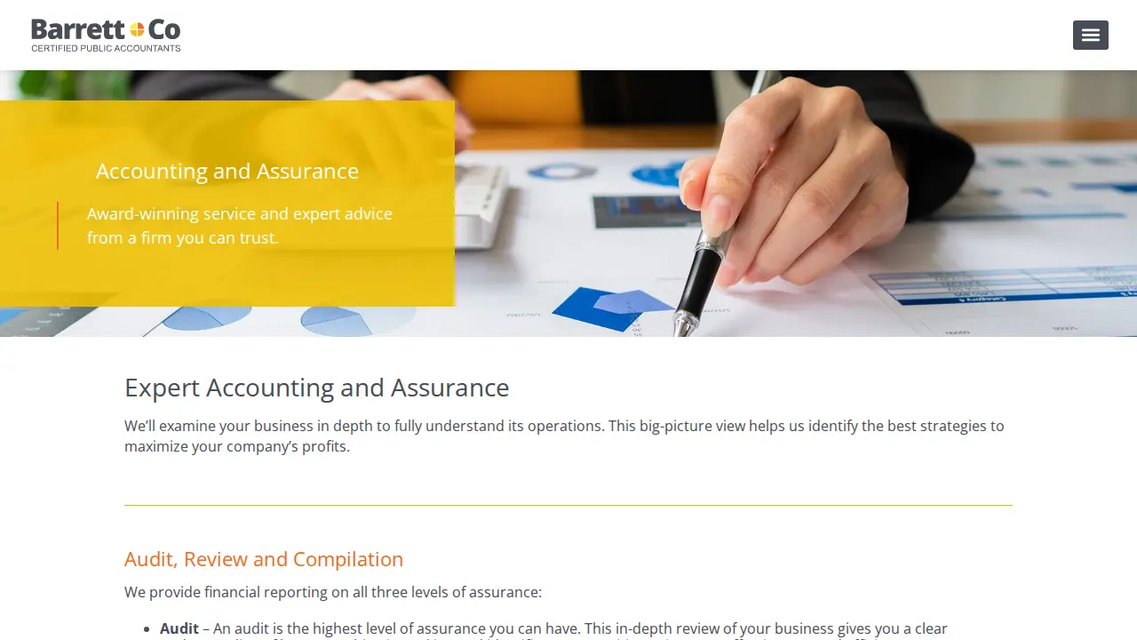 Barrett & Co. CPA's page