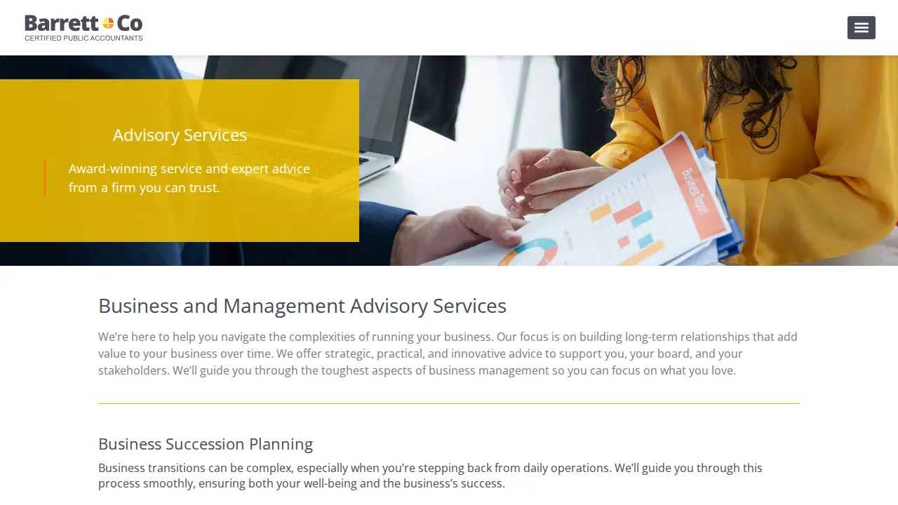 Barrett & Co. CPA's page
