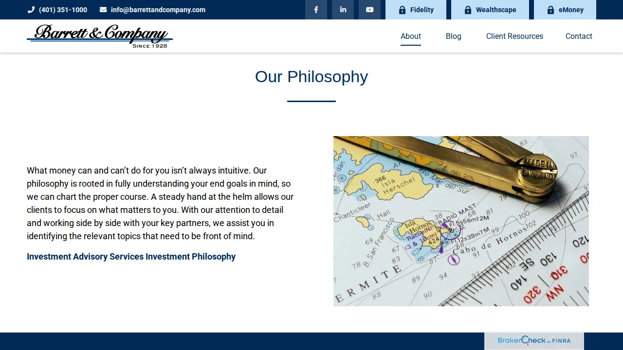 Barrett & Company page