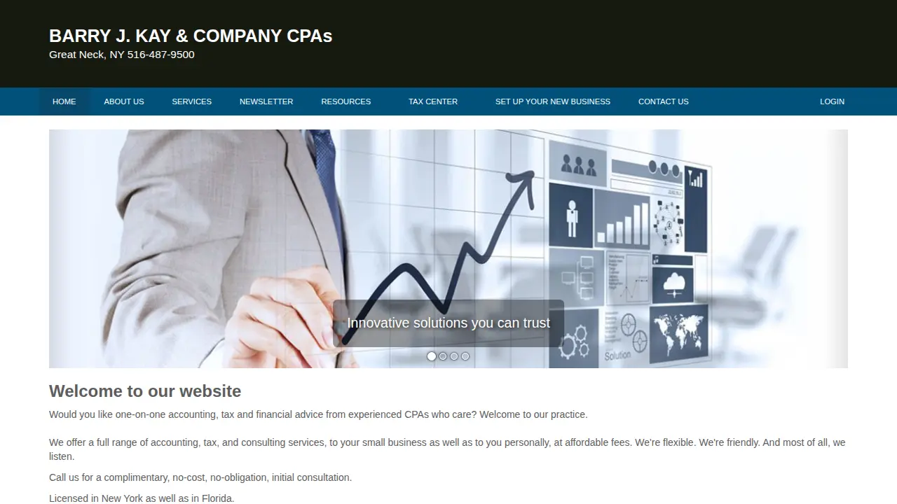 Barry J. Kay & Company, CPAs page