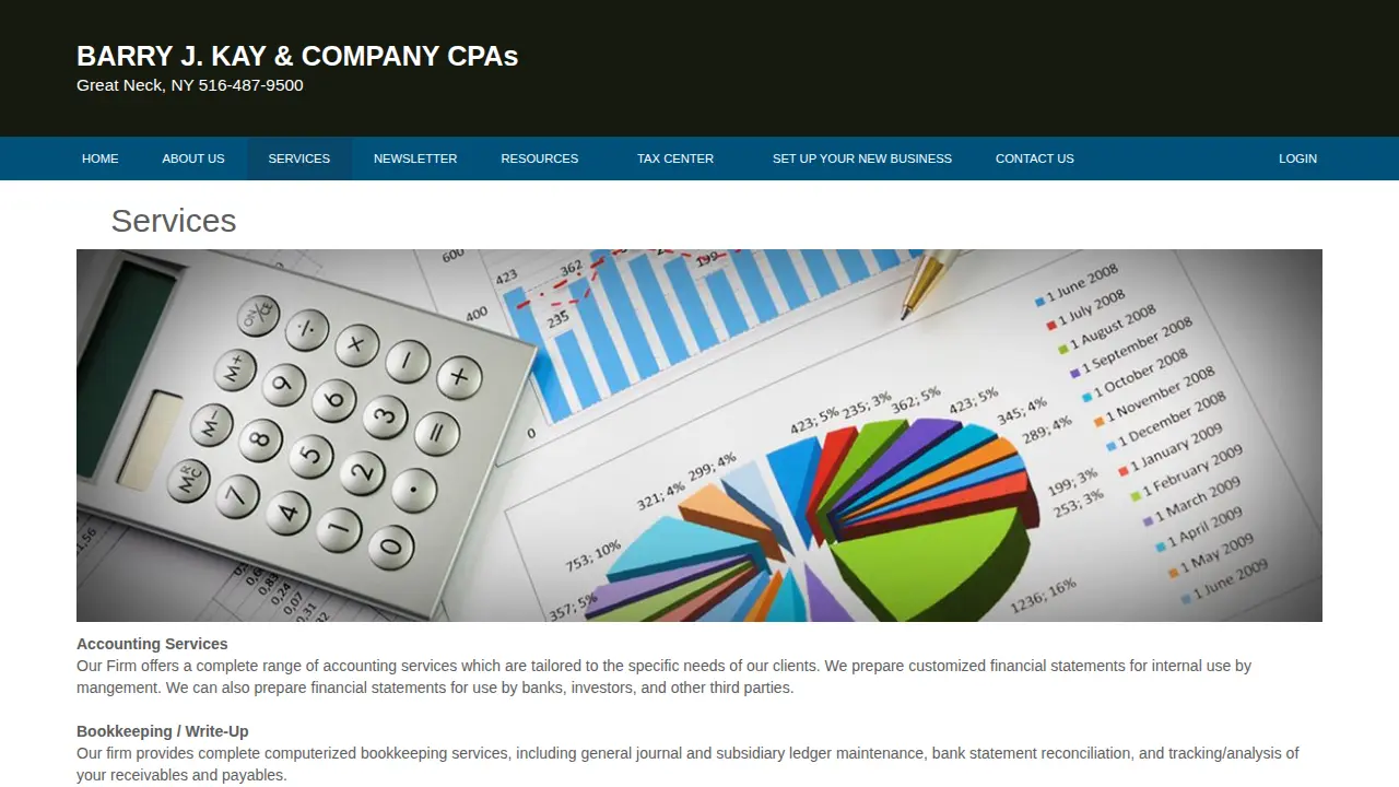 Barry J. Kay & Company, CPAs page