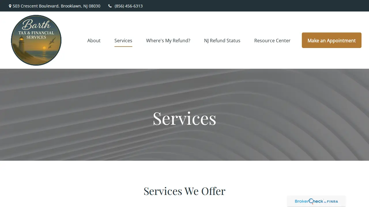 Barth Tax & Financial Services Inc page