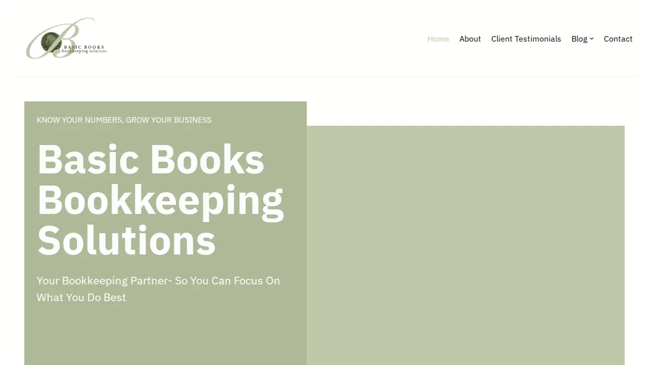 Basic Books Bookkeeping Solutions
