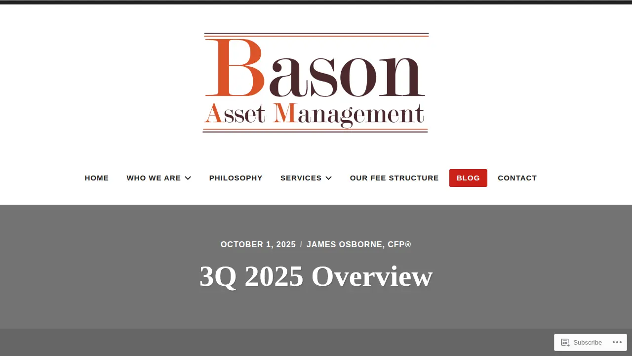 Bason Asset Management page