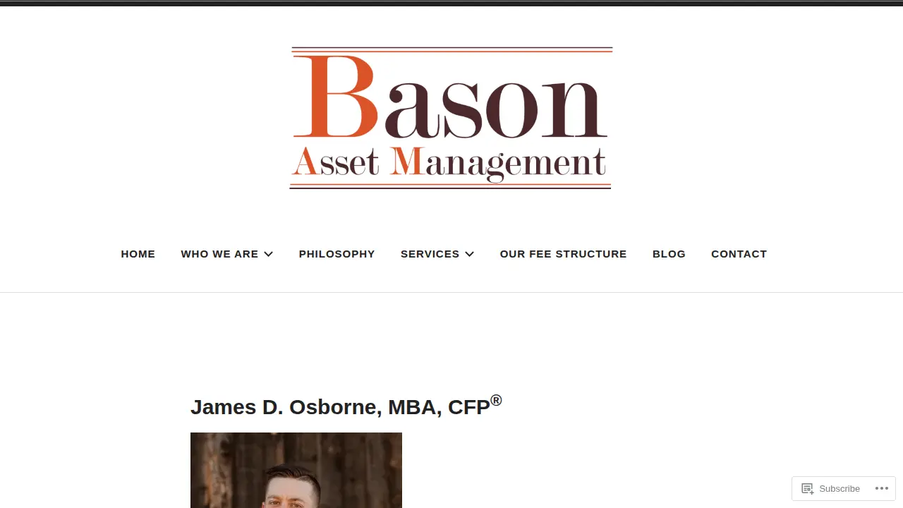 Bason Asset Management page