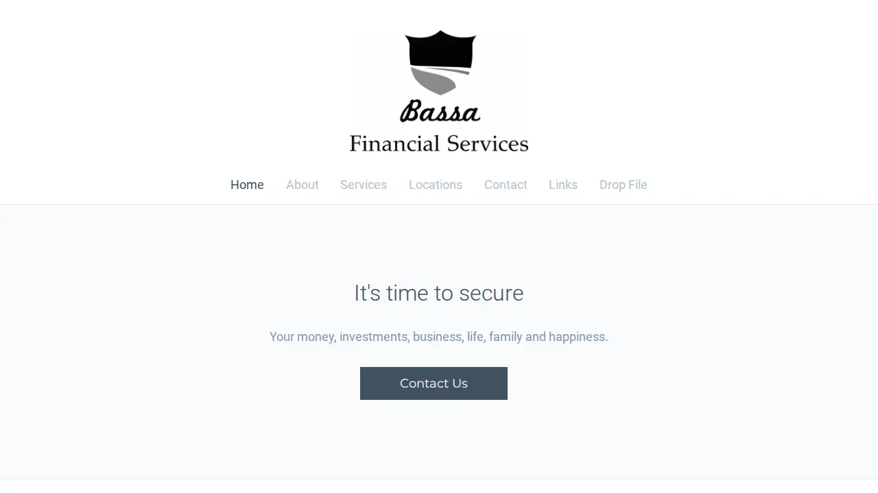 Bassa Financial page