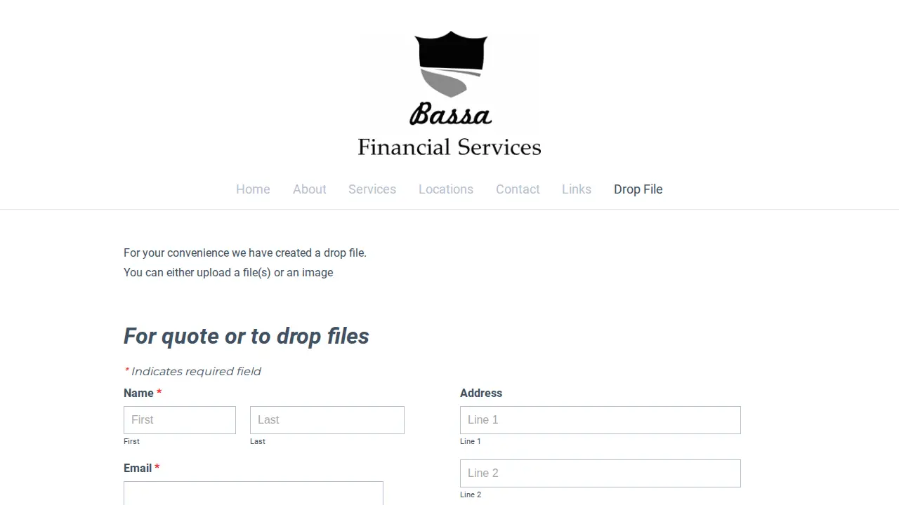 Bassa Financial page