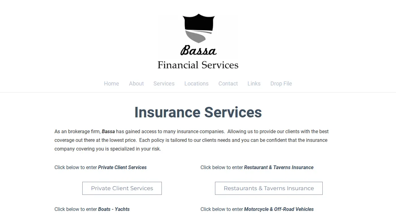 Bassa Financial page
