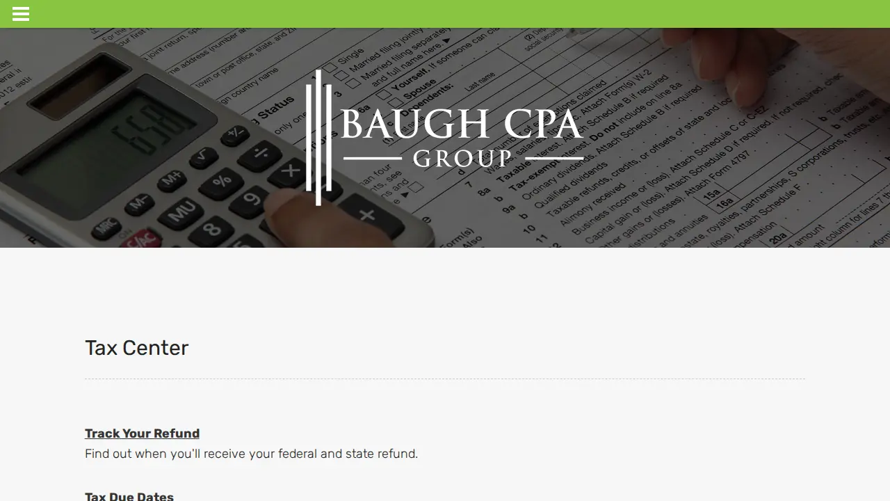 Baugh CPA Group formerly Keith Baugh, CPA, PC page