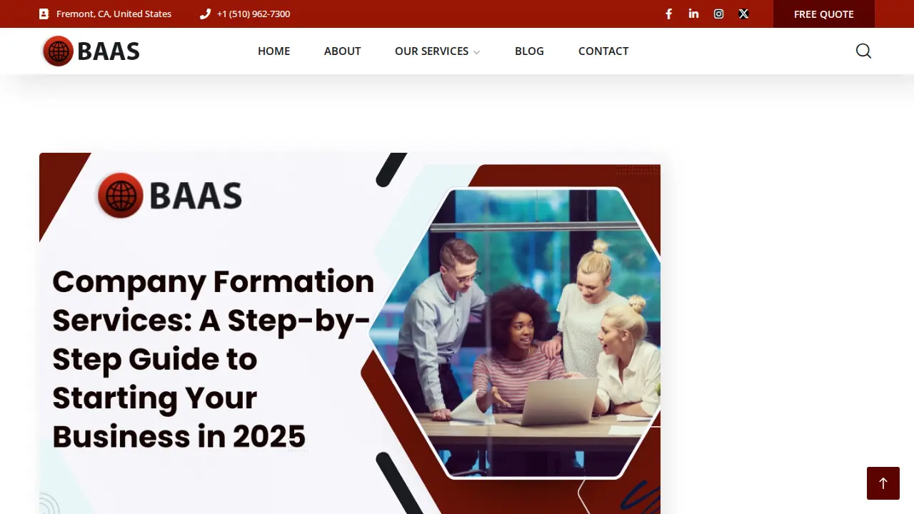Bay Area Accounting Solutions page