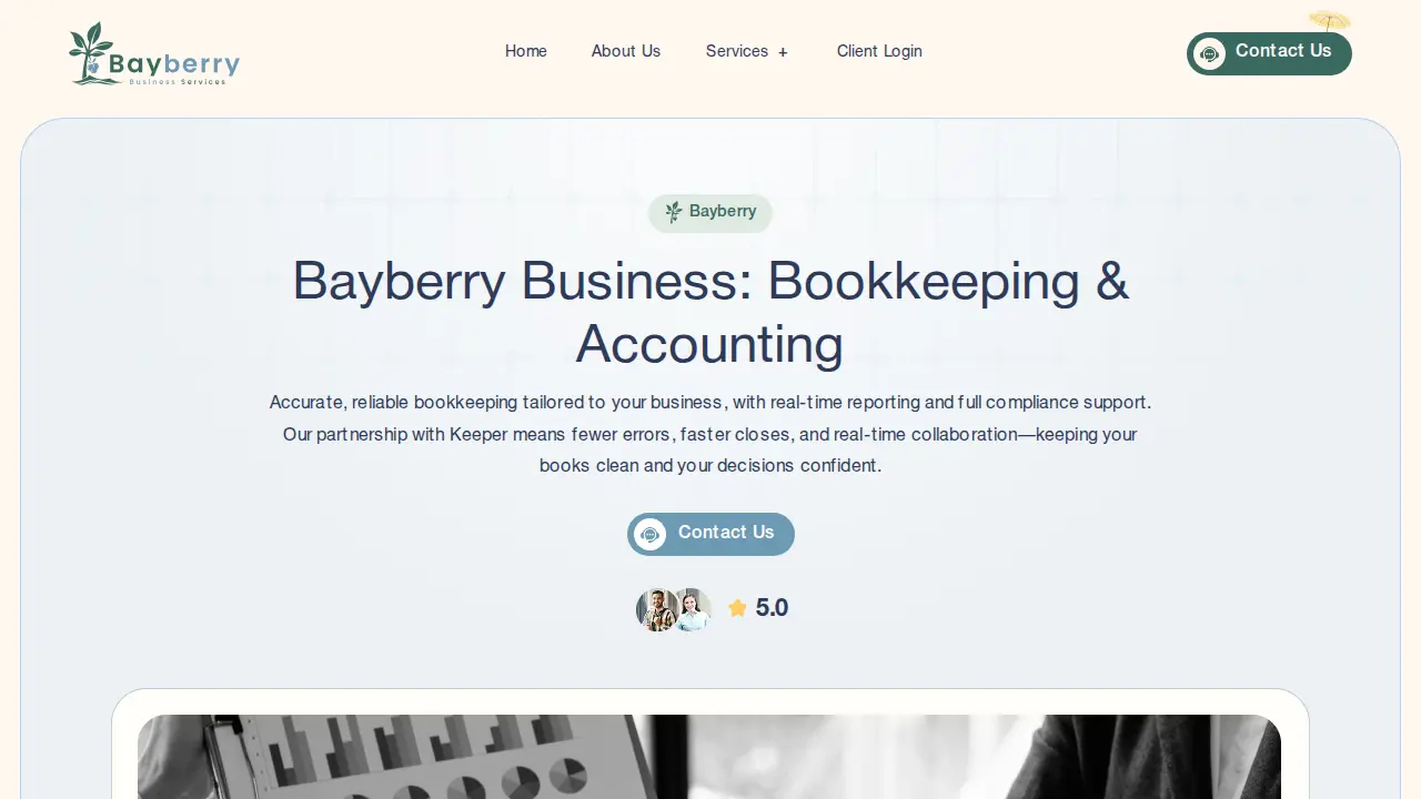Bayberry Business Services page