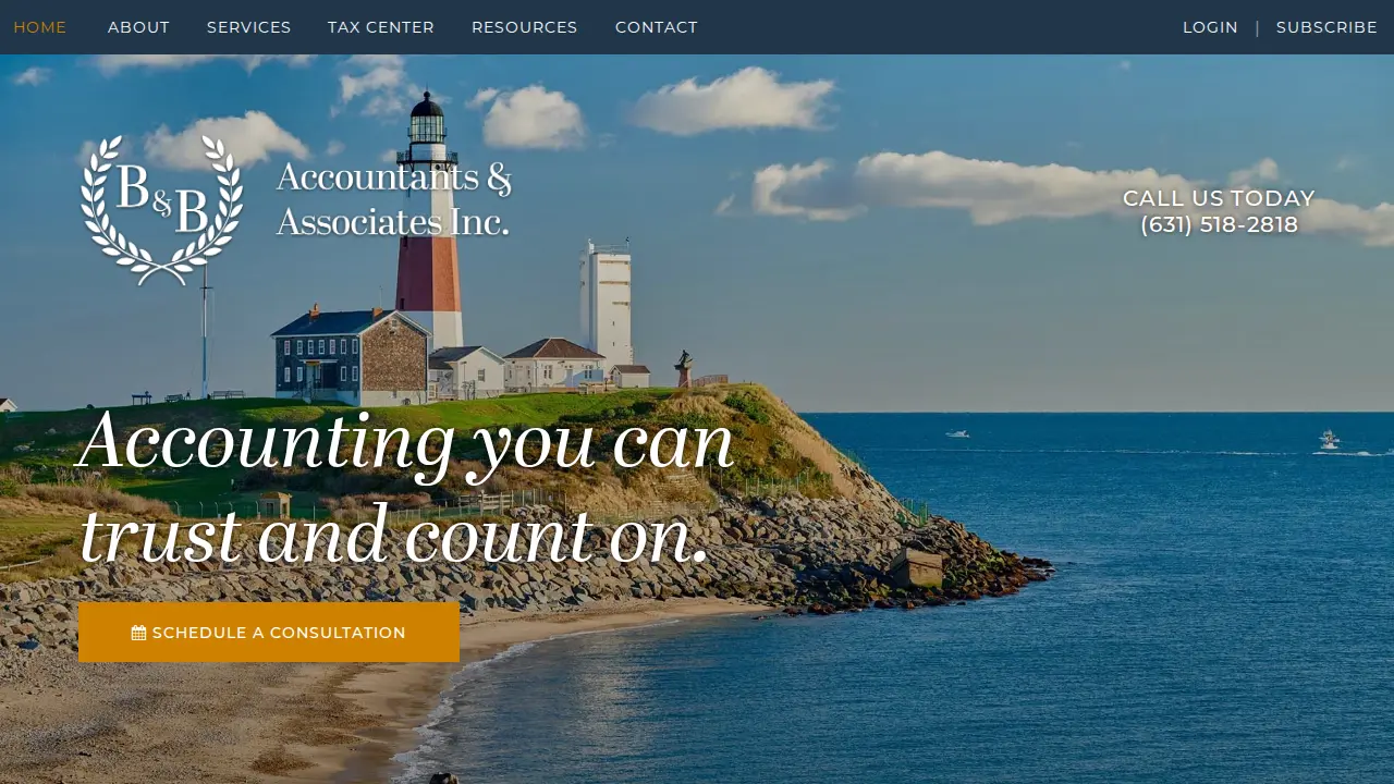 B&B Accountants & Associates Inc. page