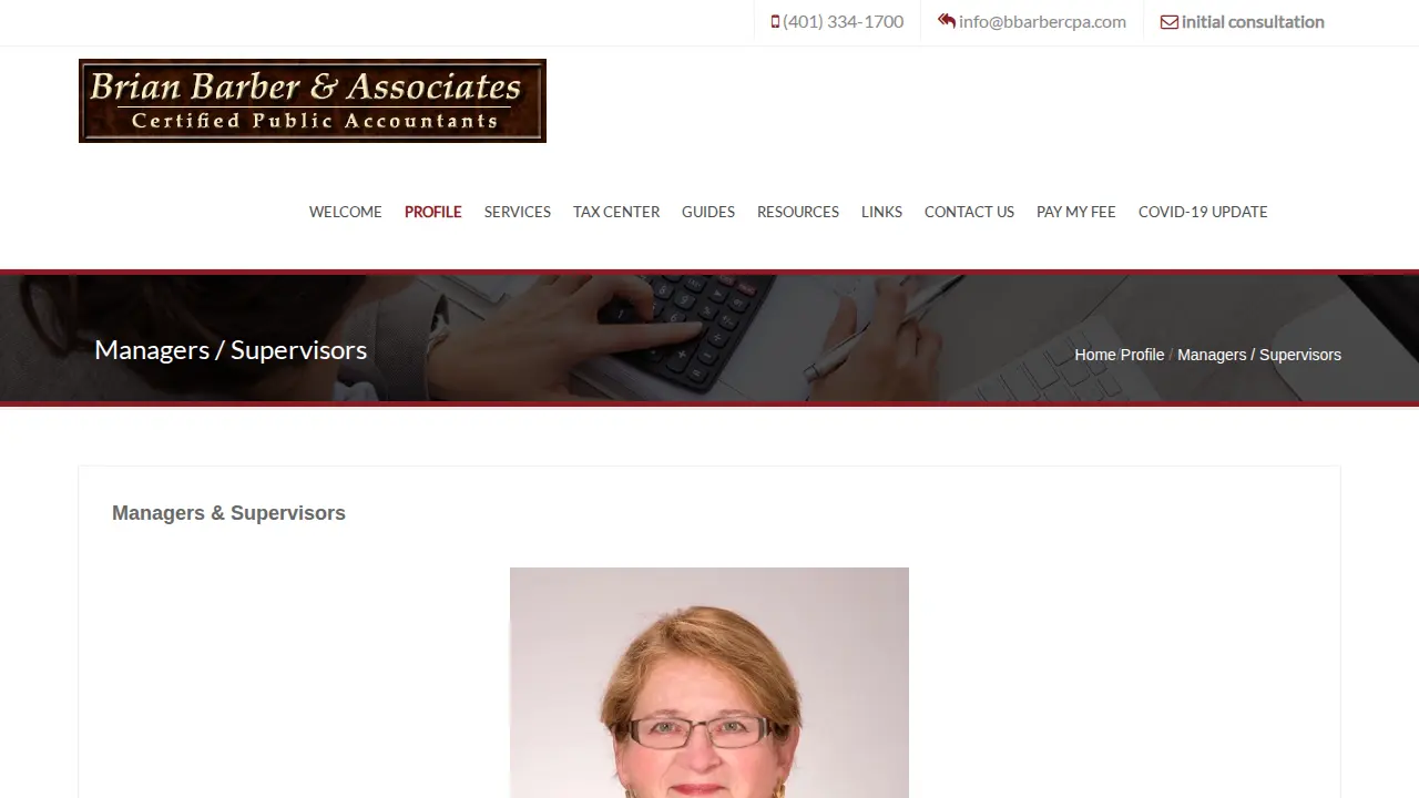 Brian Barber & Associates page