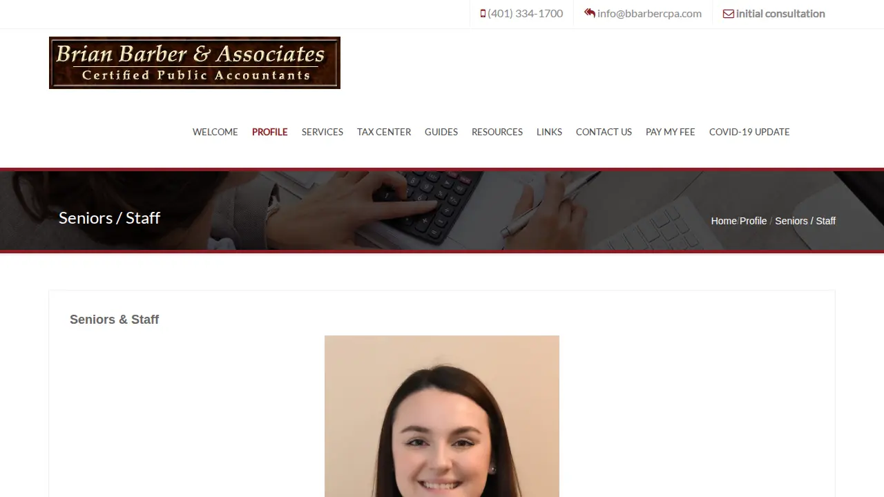 Brian Barber & Associates page