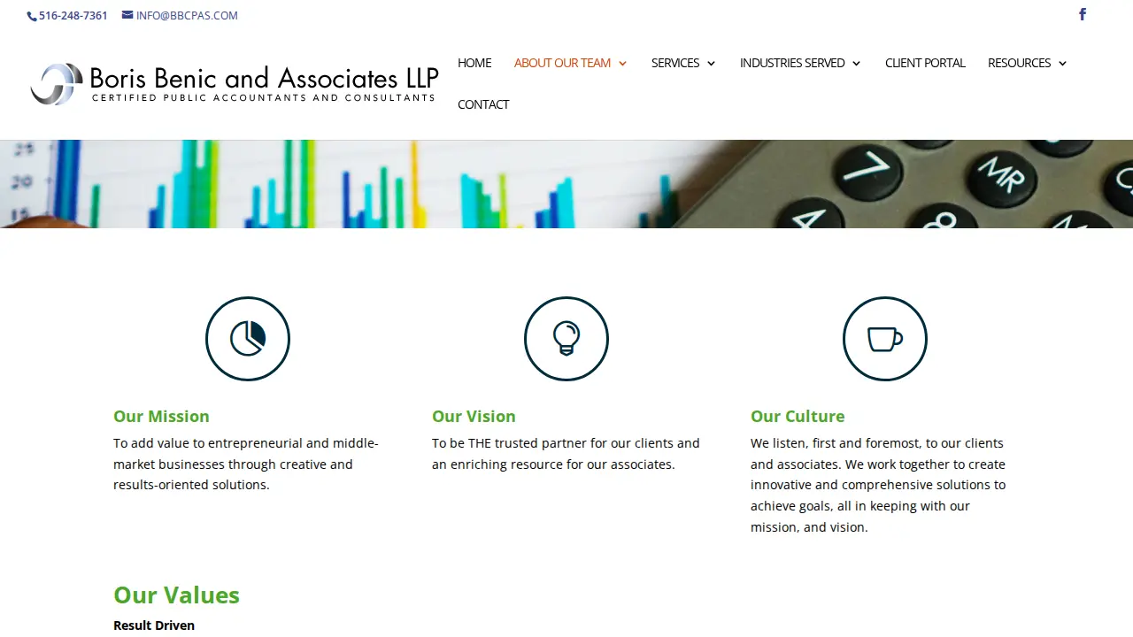 Boris Benic and Associates LLP page