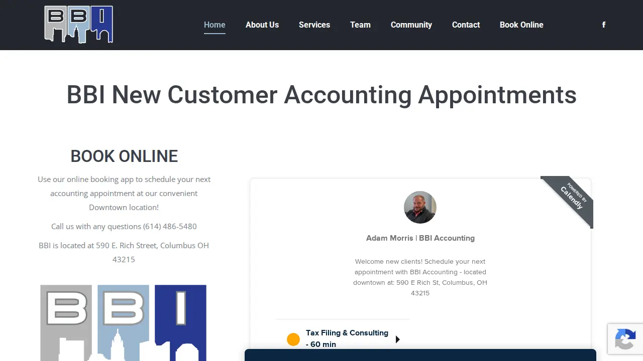 BBI Accounting page
