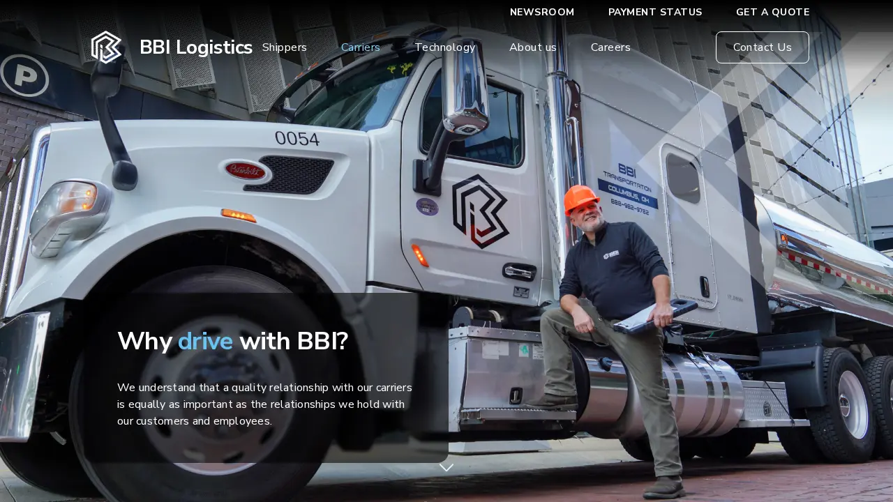 BBI Logistics HQ page