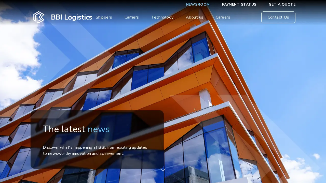 BBI Logistics HQ page