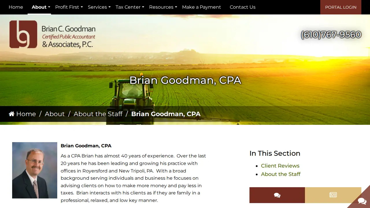 Brian C Goodman & Associates page