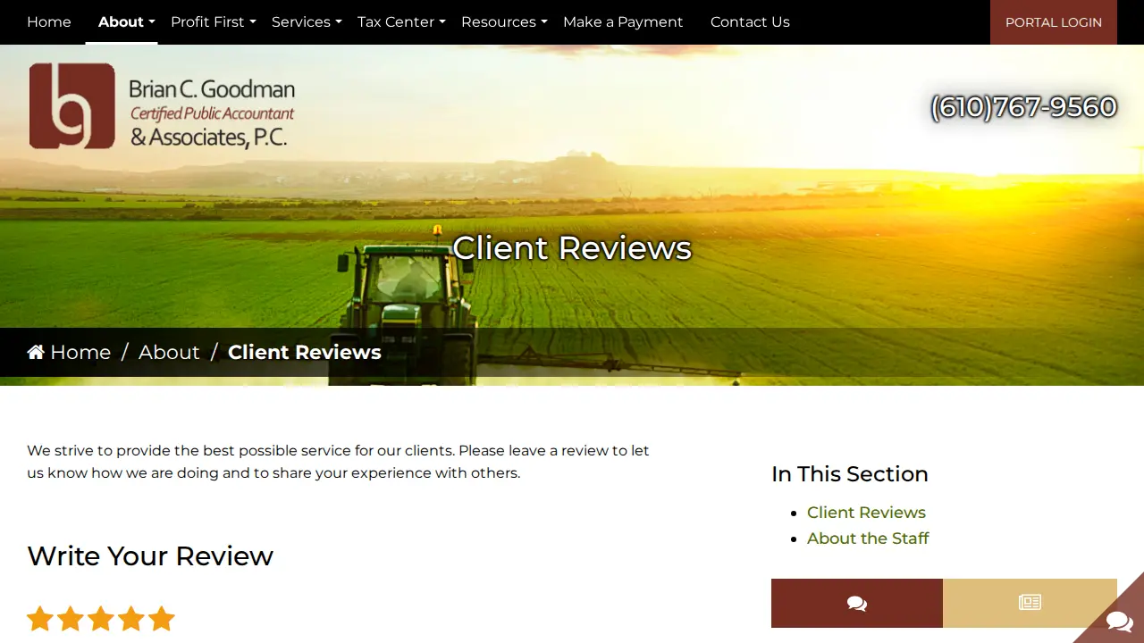 Brian C Goodman & Associates page