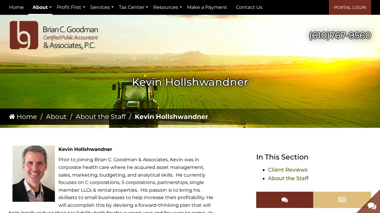 Brian C Goodman & Associates page