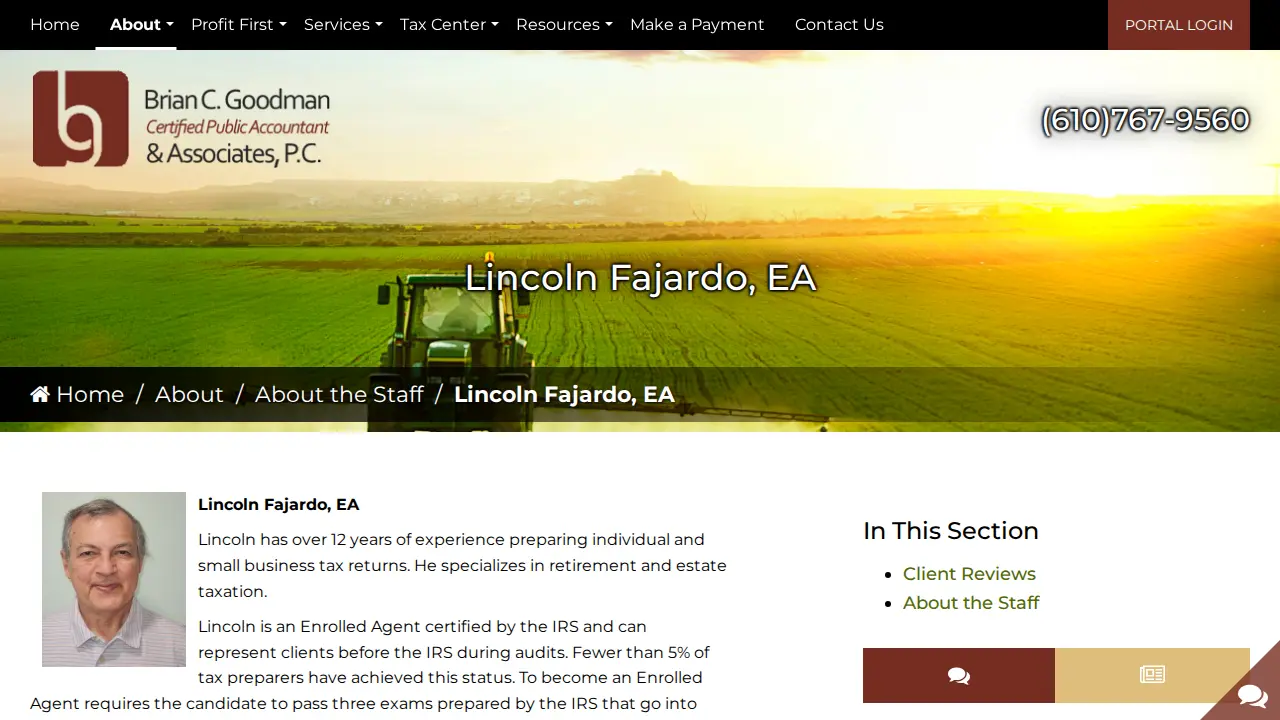 Brian C Goodman & Associates page