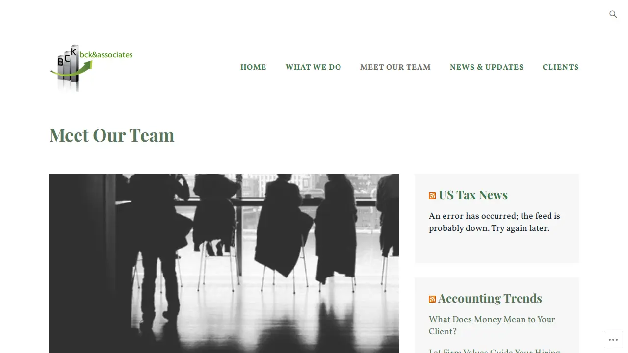 BCK & Associates, LLC page