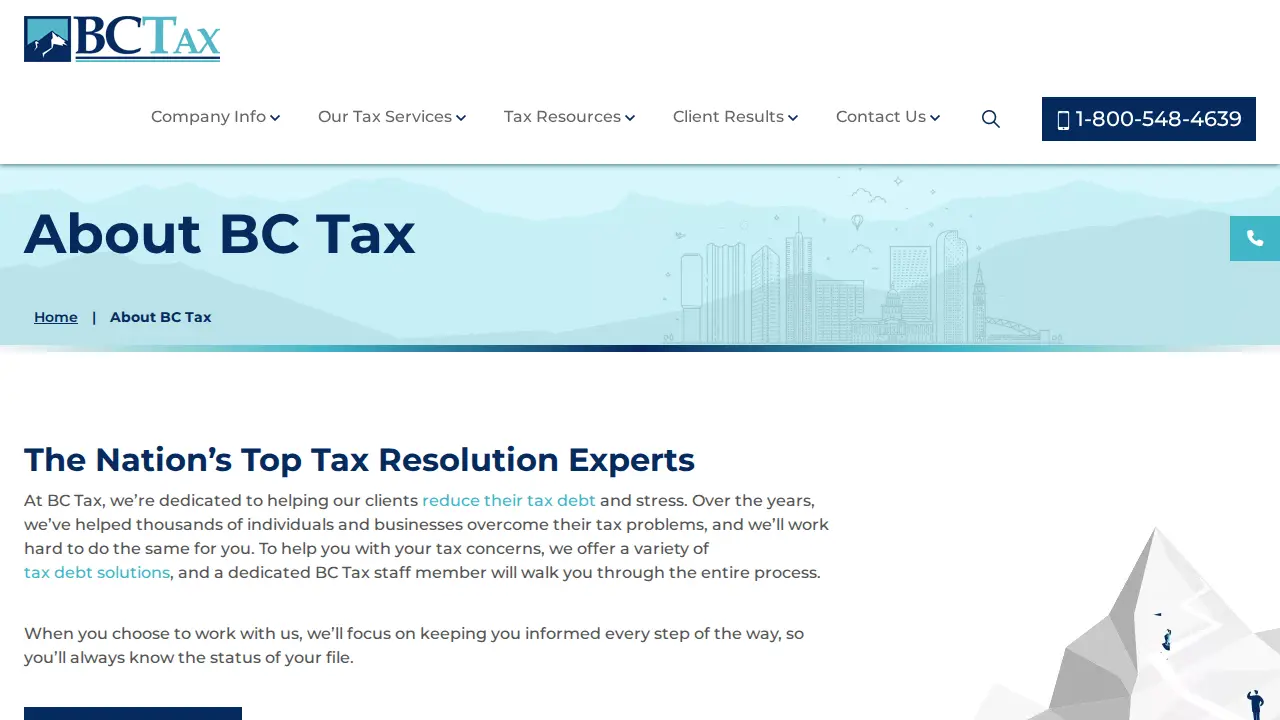 BC Tax Relief page
