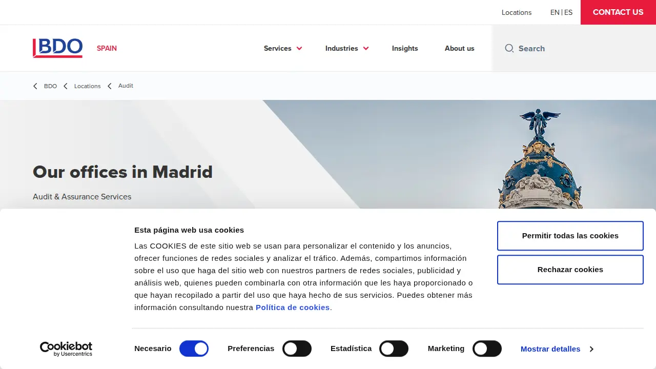 BDO Auditores page