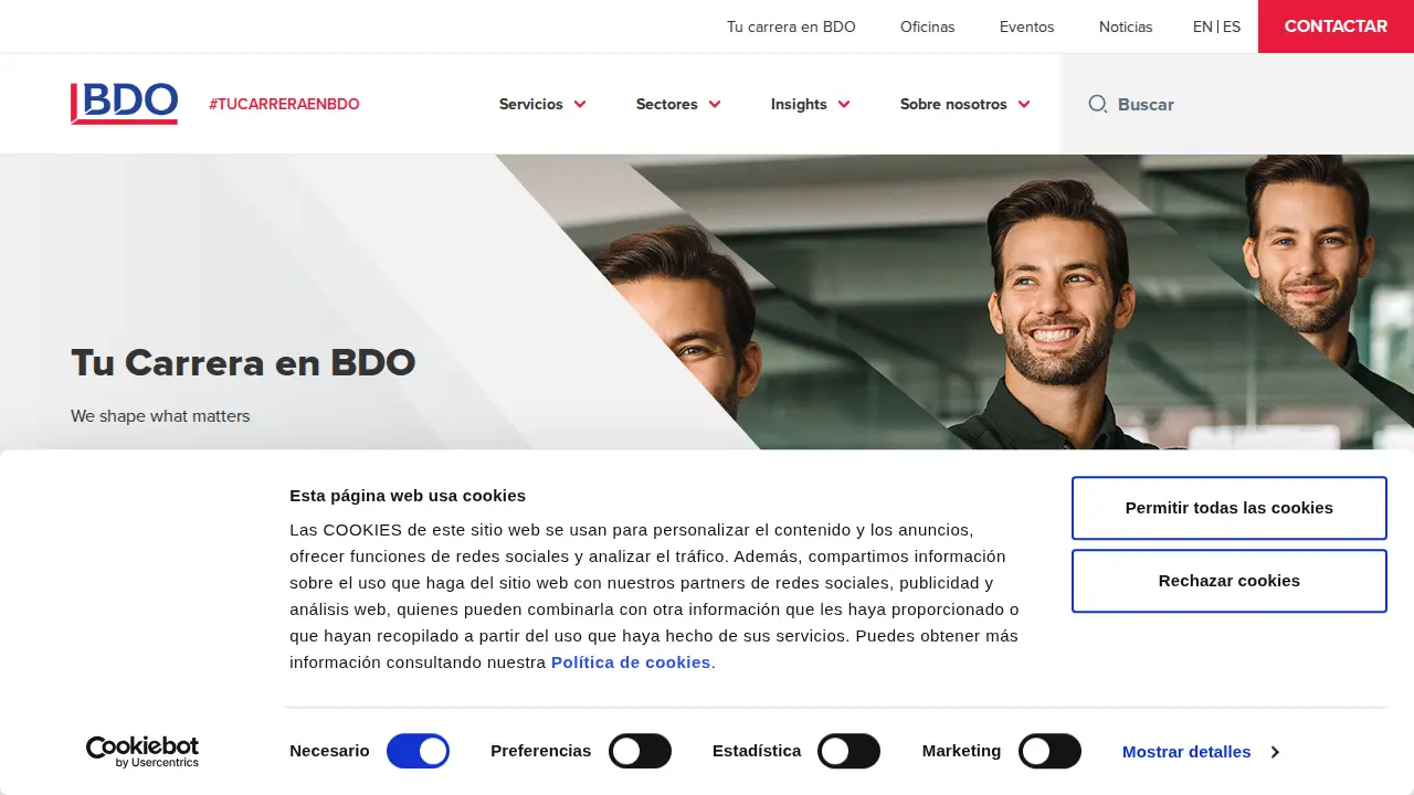 BDO Auditores page