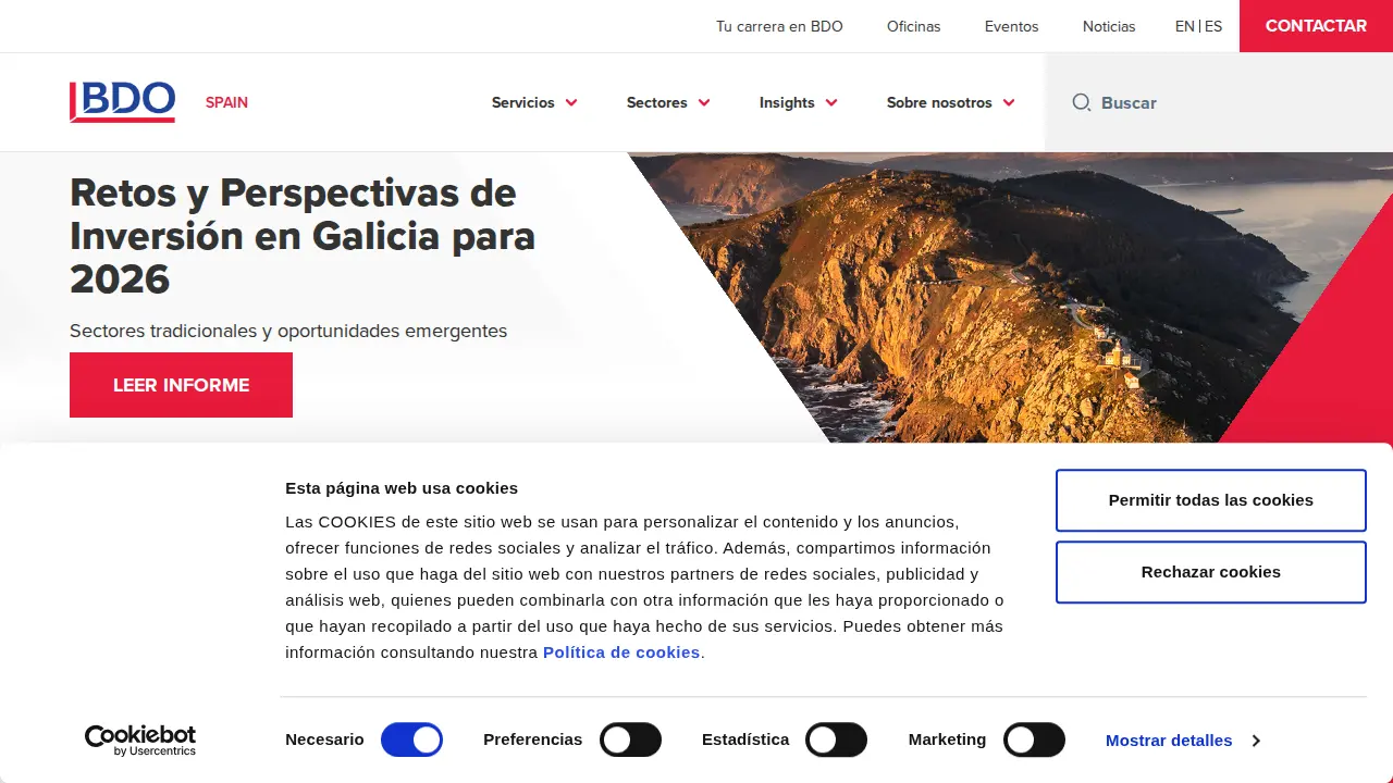 BDO Auditores page