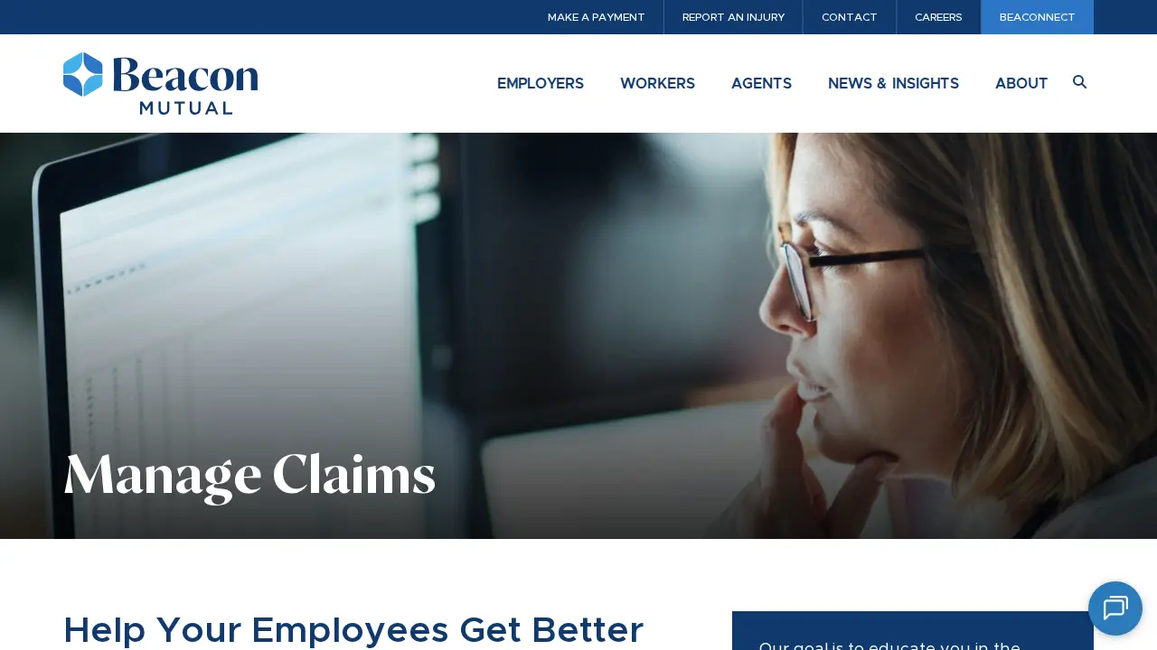 The Beacon Mutual Insurance Company page