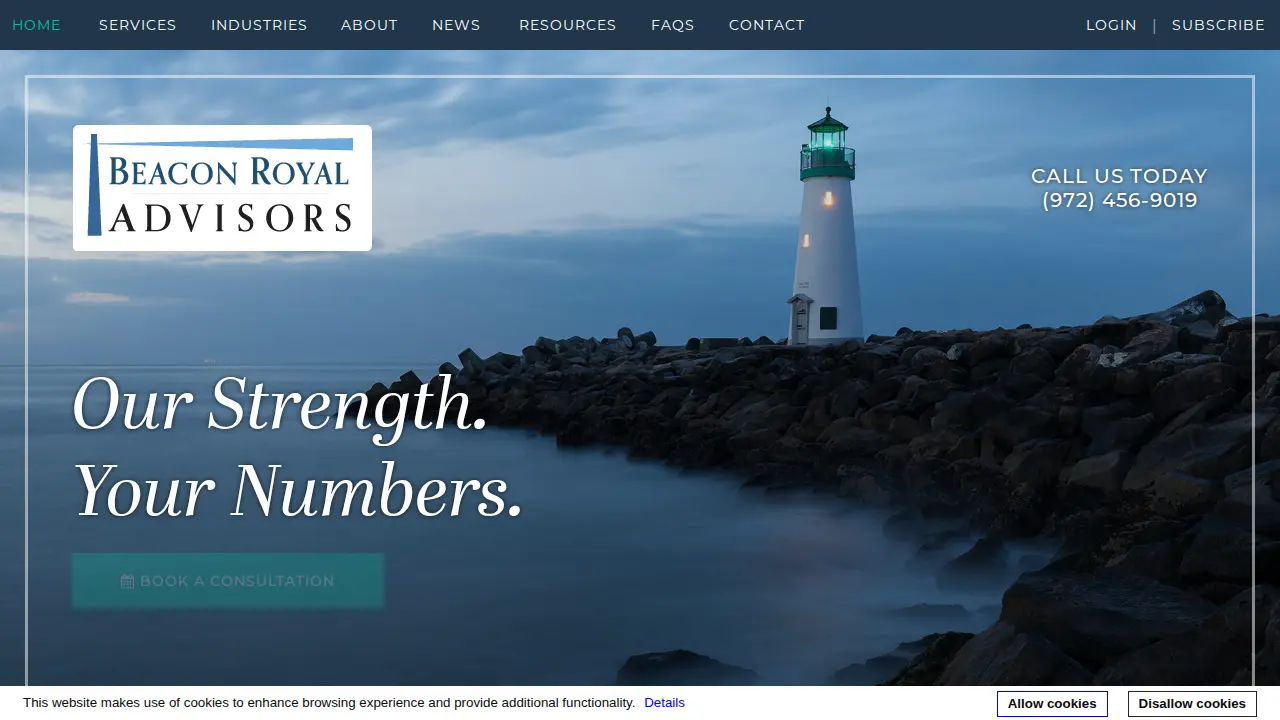 Beacon Royal Advisors page