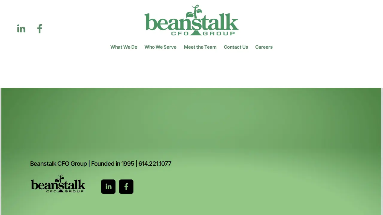 Beanstalk Cfo Group page