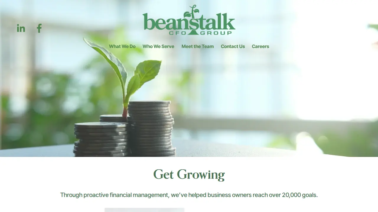 Beanstalk Cfo Group page