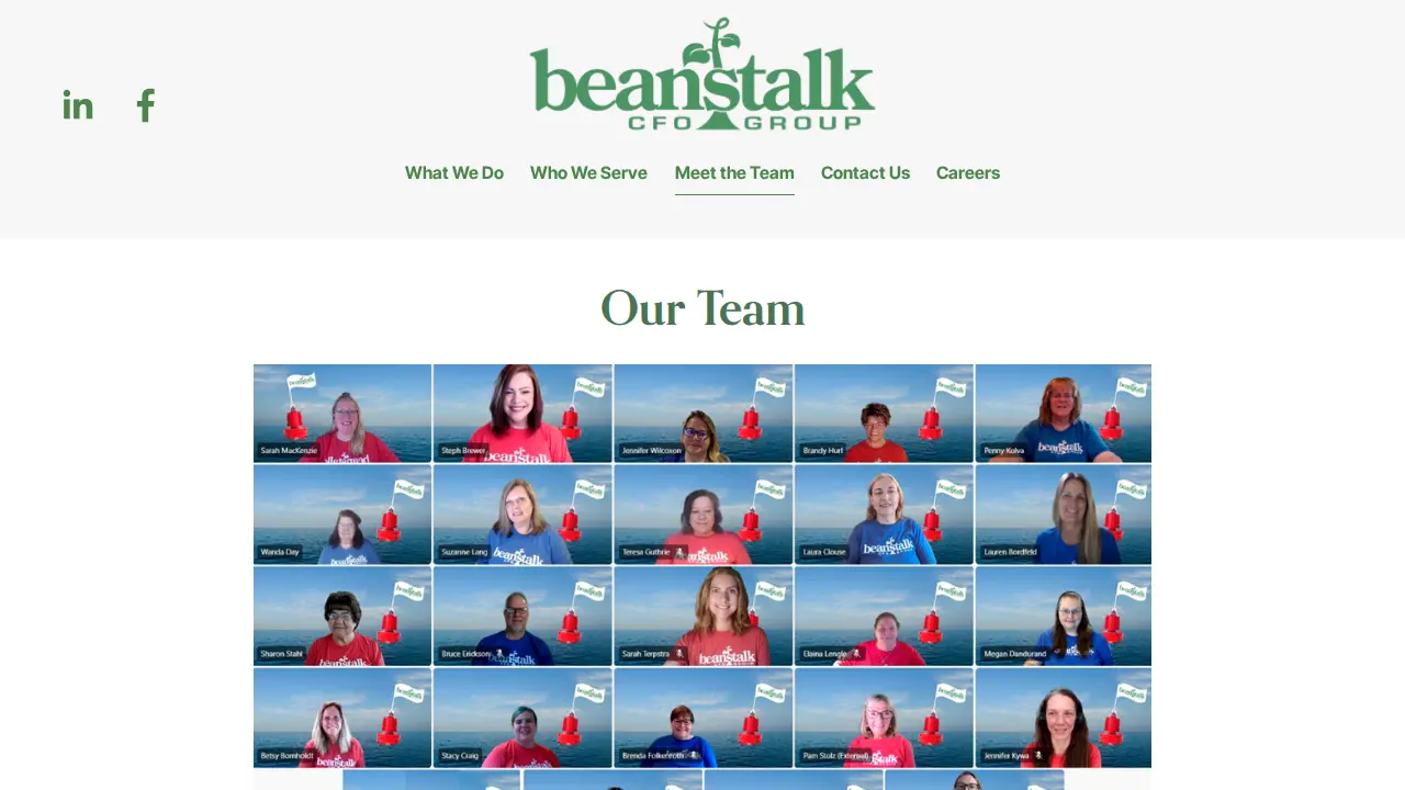 Beanstalk Cfo Group page