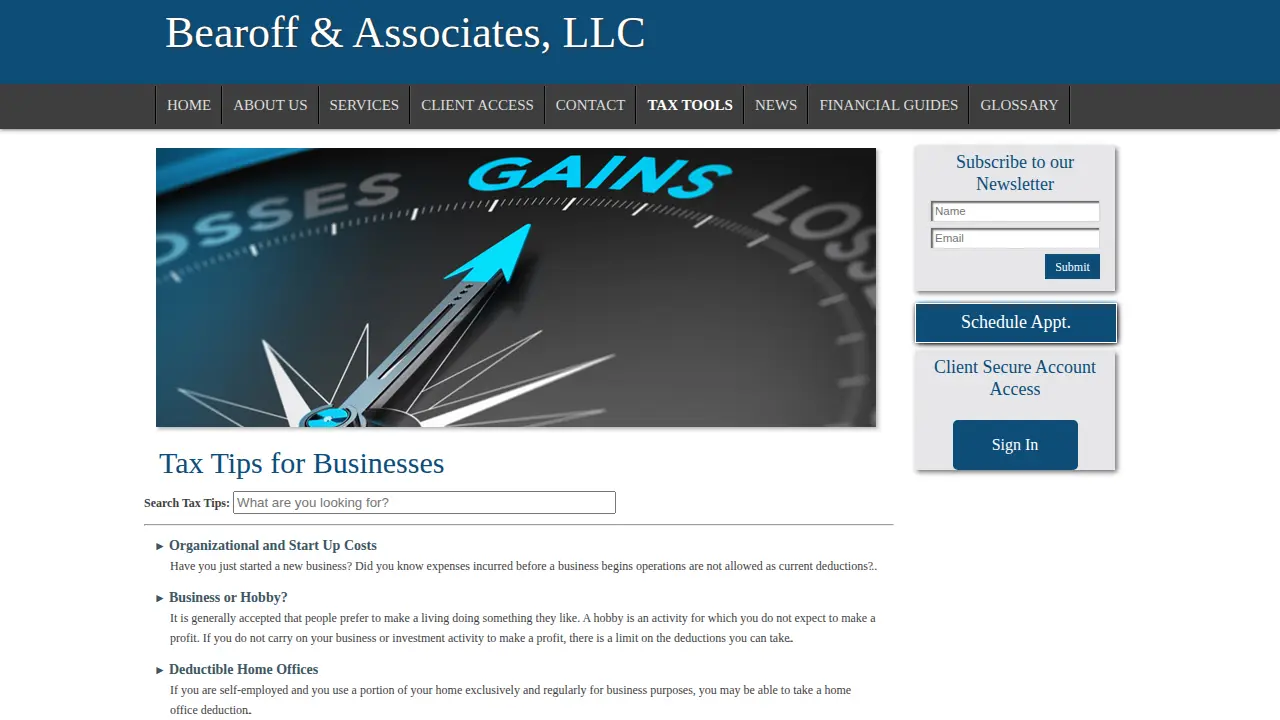 Bearoff & Associates, LLC. page