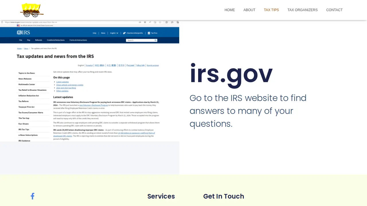 Beavercreek Tax Services page