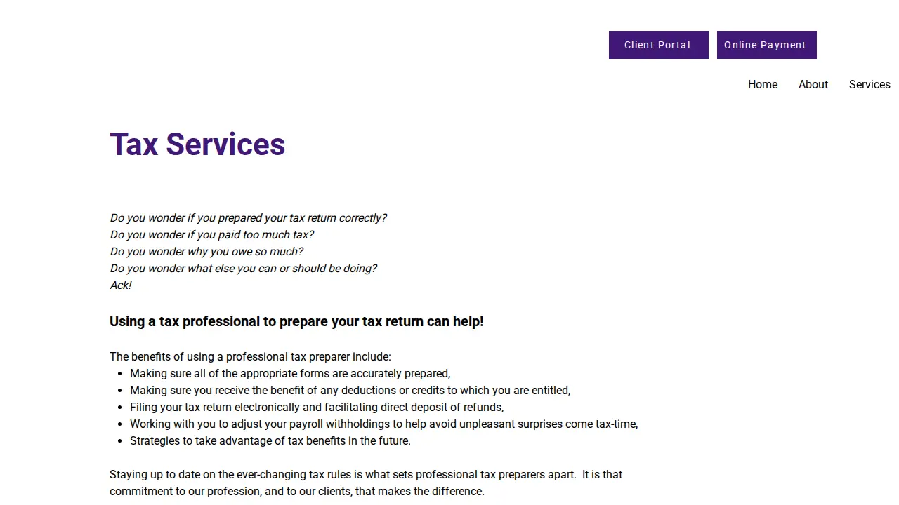 Becker Accounting Solutions, LLC page