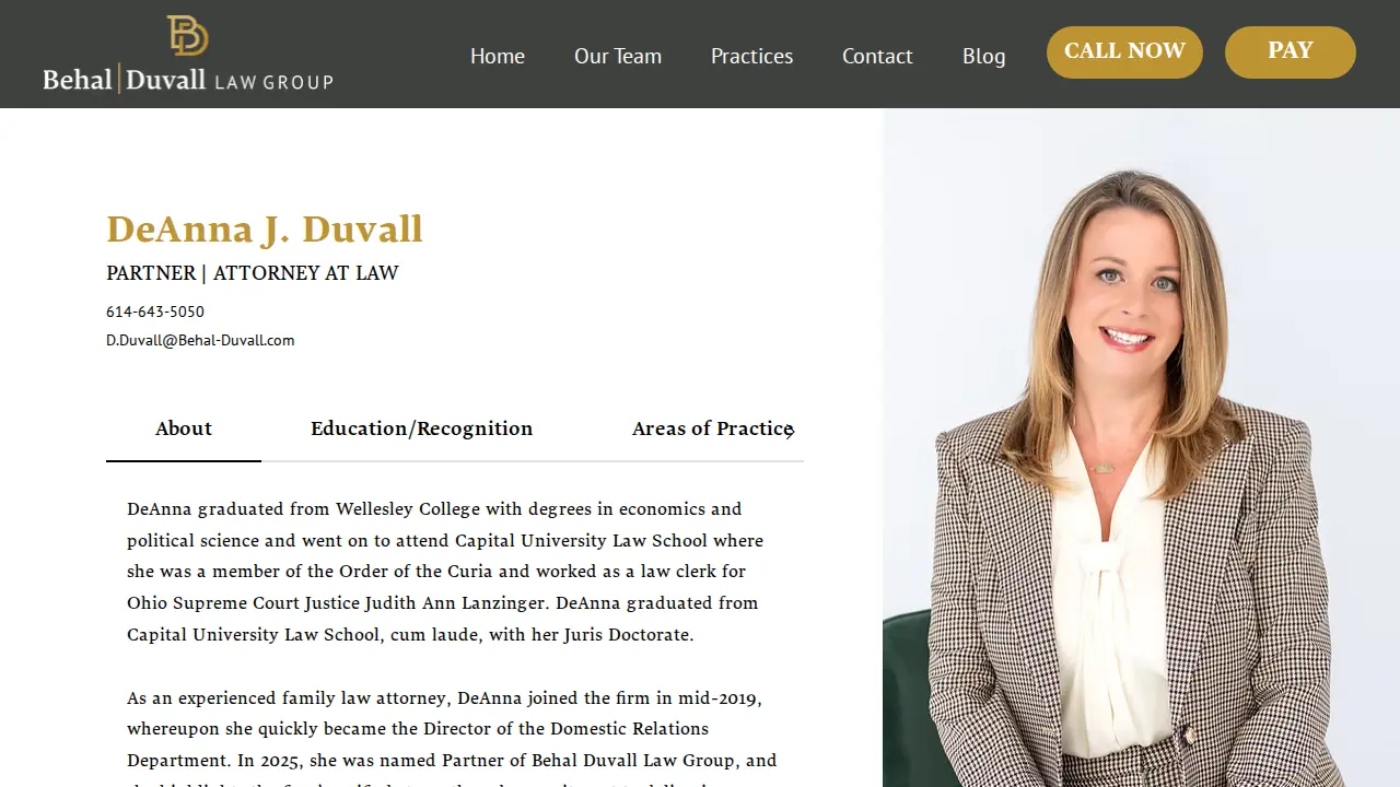 Behal Duvall Law Group page