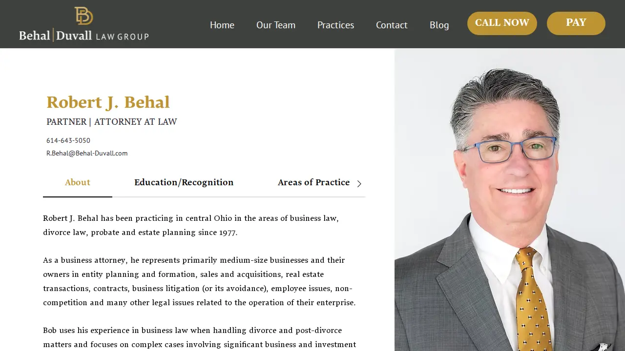Behal Duvall Law Group page