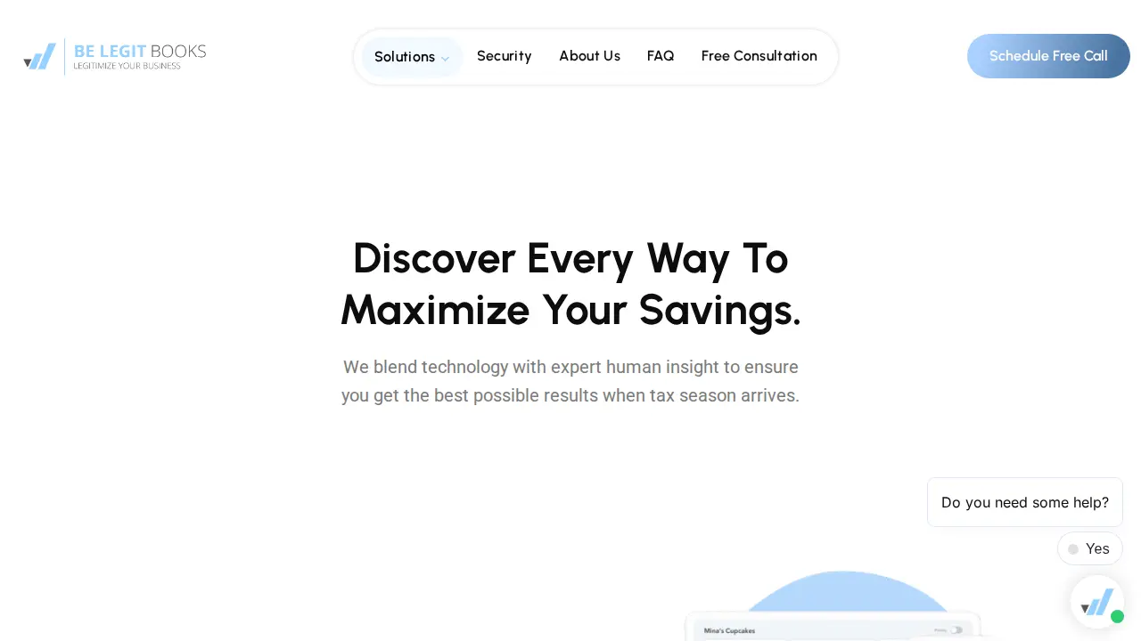 Be Legit Books page