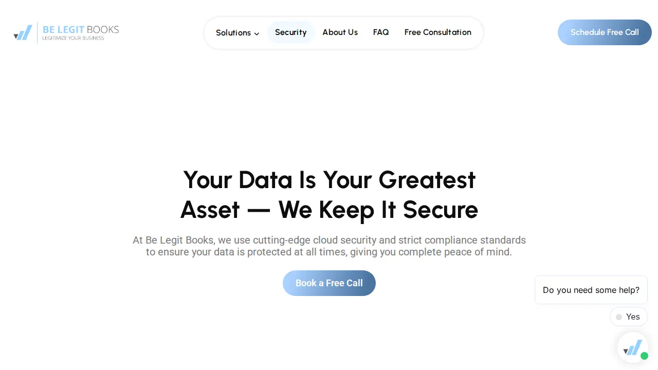 Be Legit Books page