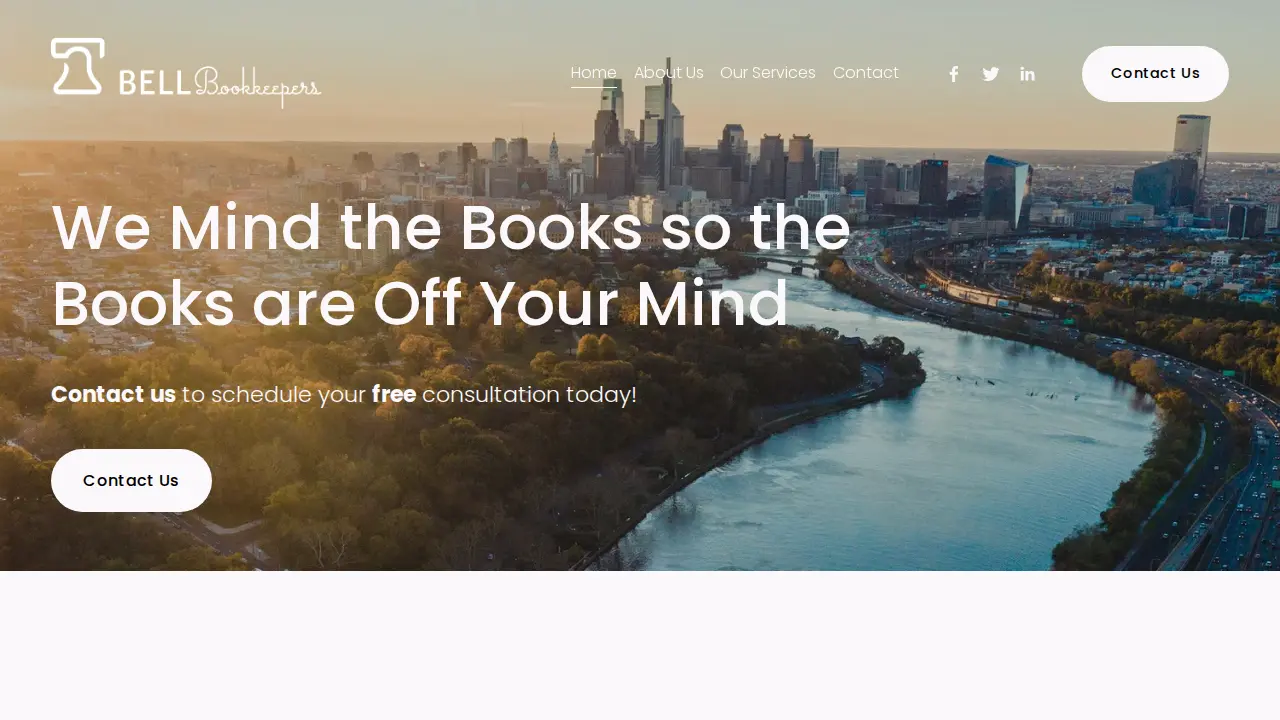 BELL Bookkeepers website