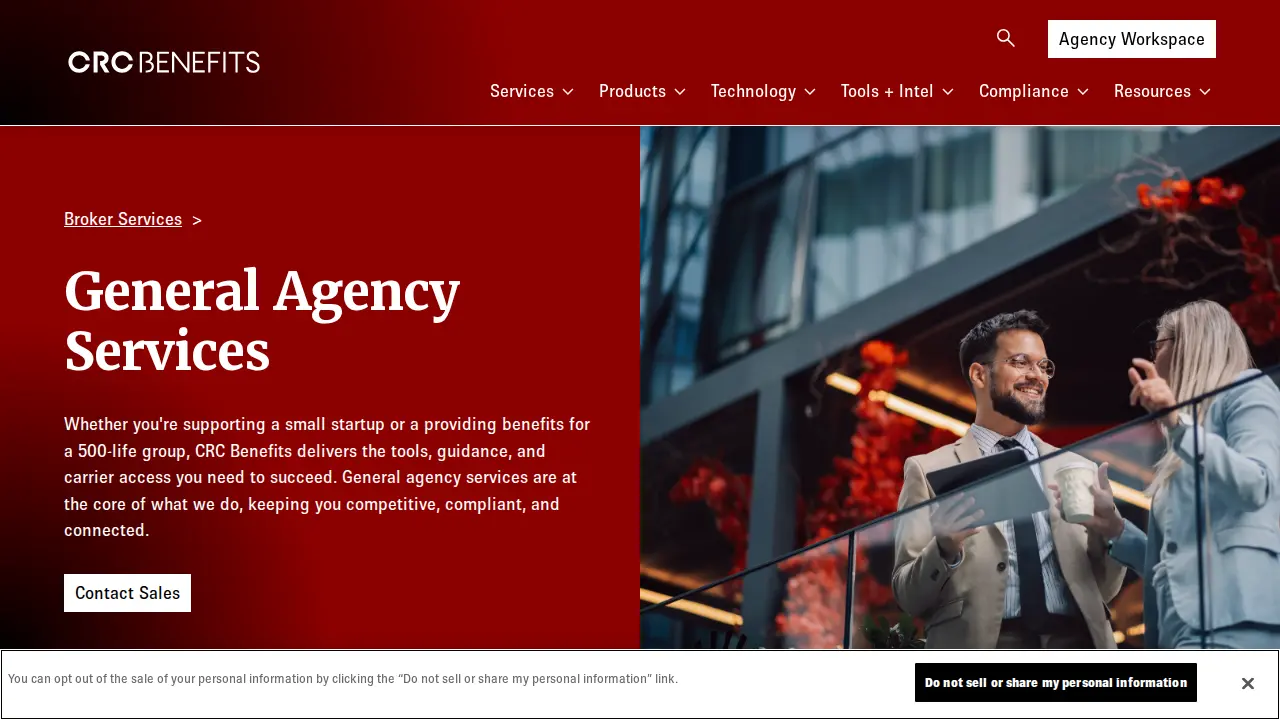 CRC Benefits page
