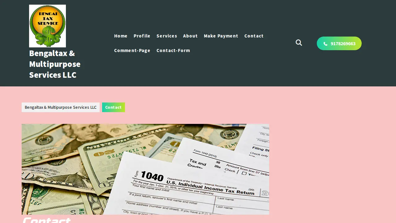 Bengaltaxservice page