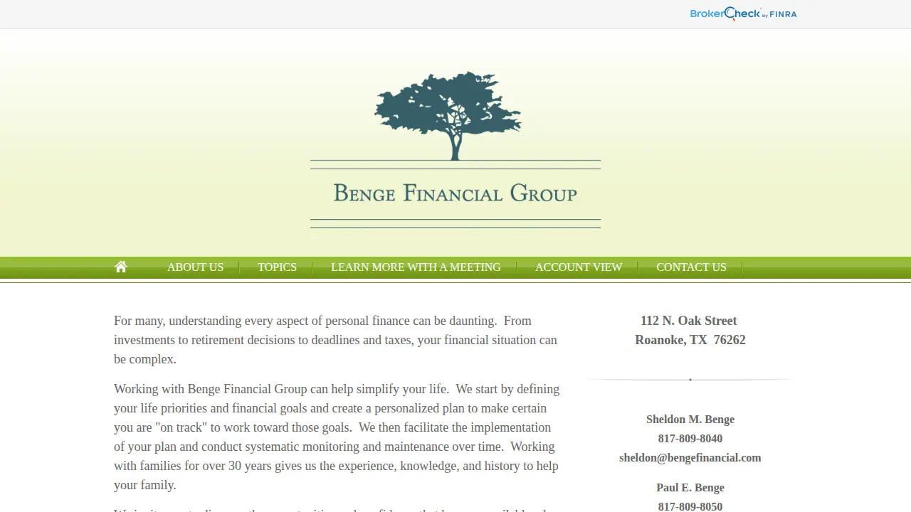 Benge Financial Group
