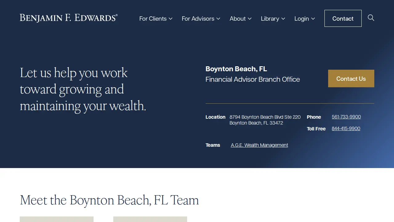 Benjamin F. Edwards page