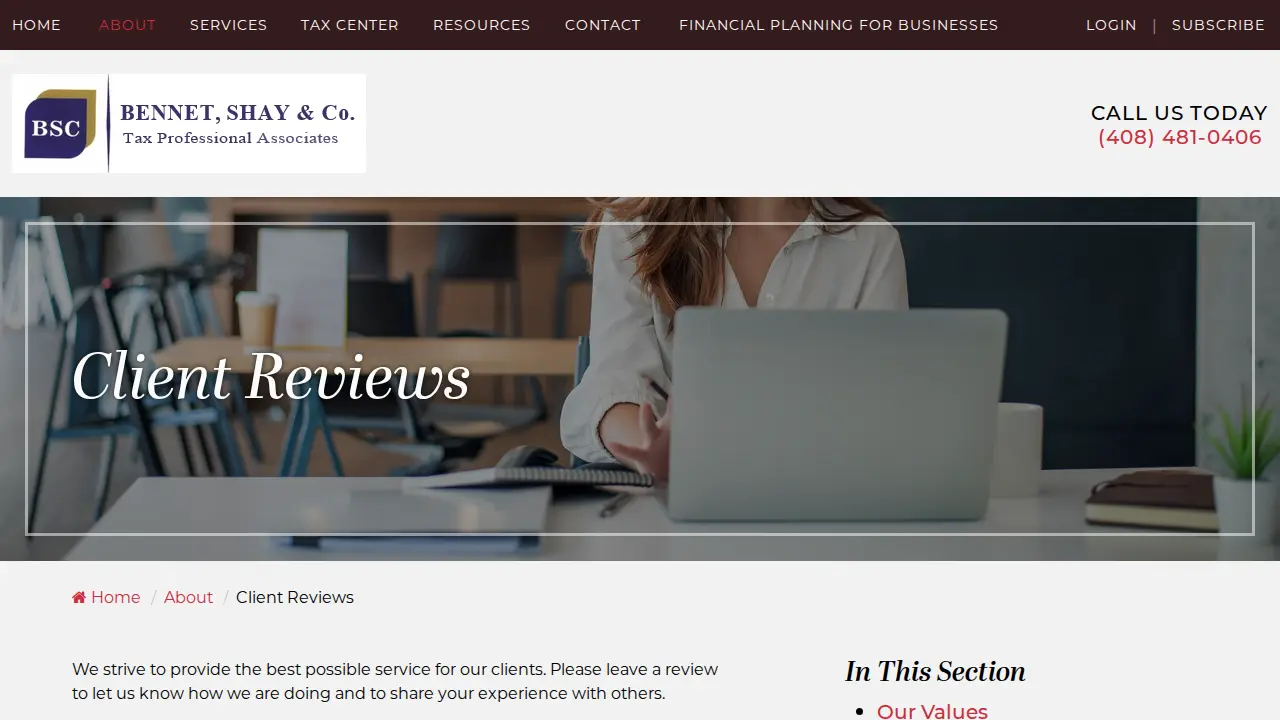 Bennet Shay & Company page