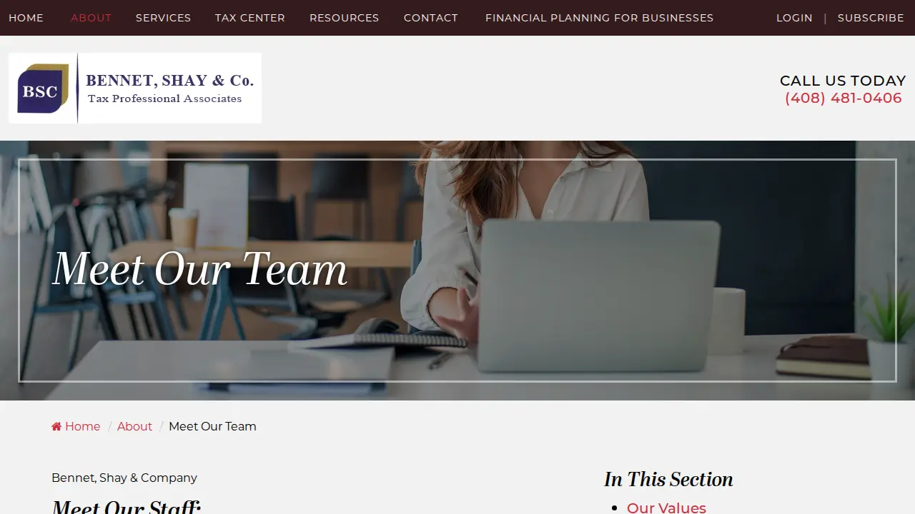 Bennet Shay & Company page